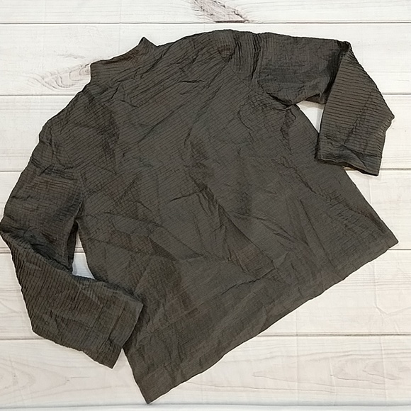 Eileen Fisher Silk Lightweight Jacket - Picture 2 of 6